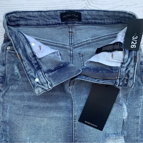 NWT KENDALL + KYLIE DENIM JEAN MINI SKIRT - Picture 8 of 13